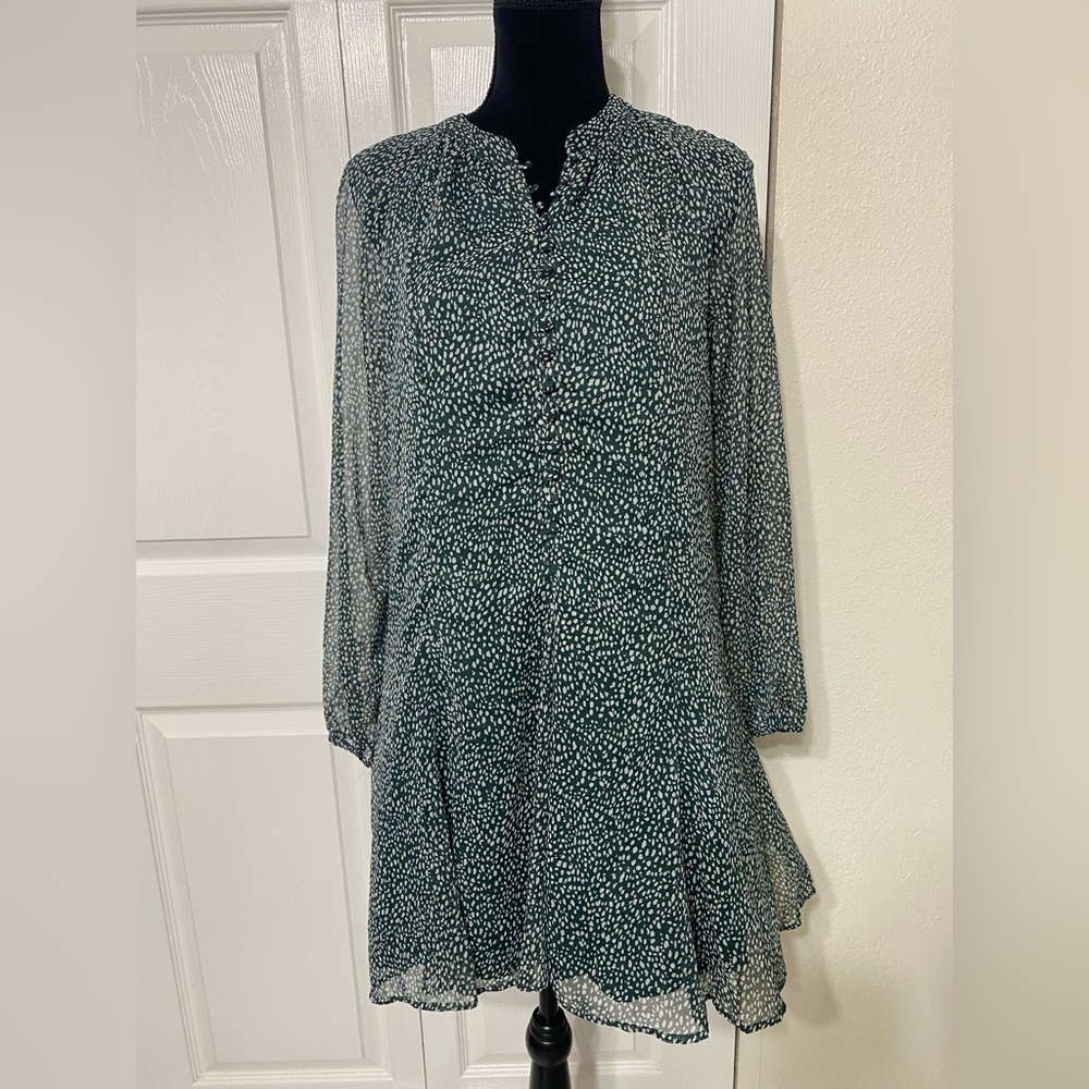 Joie Arctic animal spot Women's Green and white printed size S